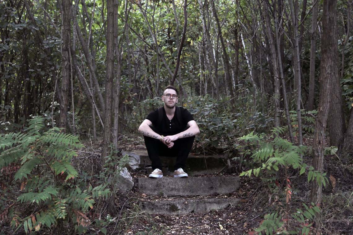 Dorian Geiger, pictured in the abandoned mining town of Centralia, Pennsylvania while on assignment (2016).